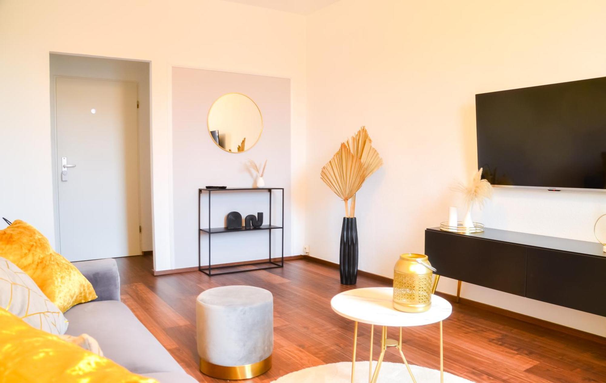 Milpau Buer 3 - Modernes Und Zentrales Premium-Apartment Mit Queensize-Bett, Netflix, Nespresso Und Smart-Tv Γκελσενκίρτσεν Εξωτερικό φωτογραφία