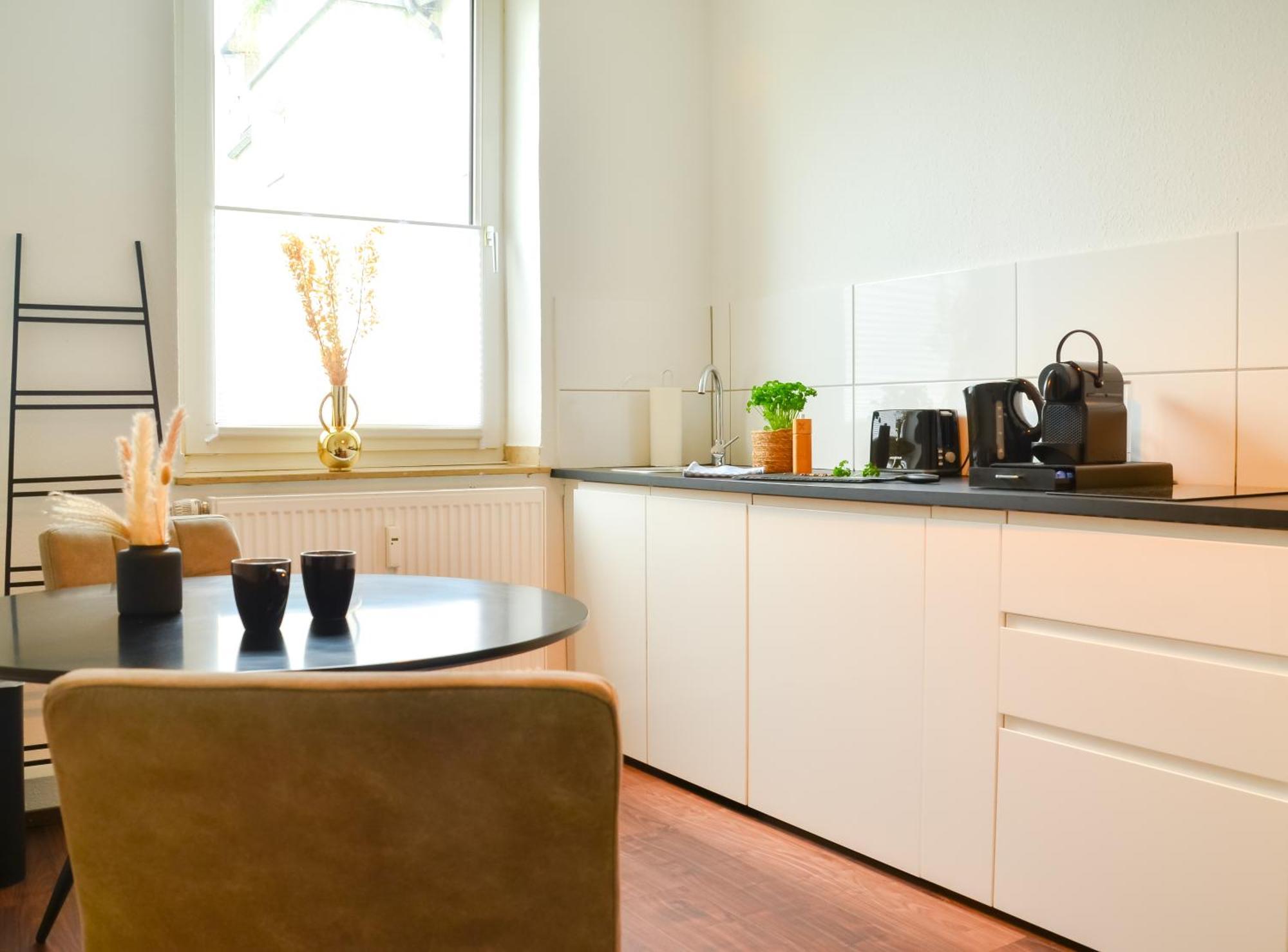 Milpau Buer 3 - Modernes Und Zentrales Premium-Apartment Mit Queensize-Bett, Netflix, Nespresso Und Smart-Tv Γκελσενκίρτσεν Εξωτερικό φωτογραφία